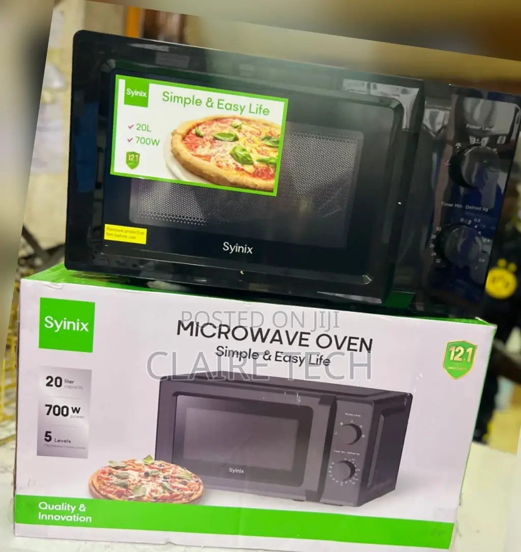 Syinix 20 Litres Microwave Oven Manual Black in Colour