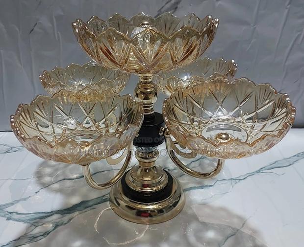 *Very High Quality 5 ARM Rotating Serving Bowls - thumbnail 2