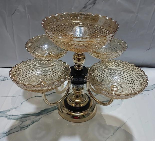 *Very High Quality 5 ARM Rotating Serving Bowls - thumbnail 4