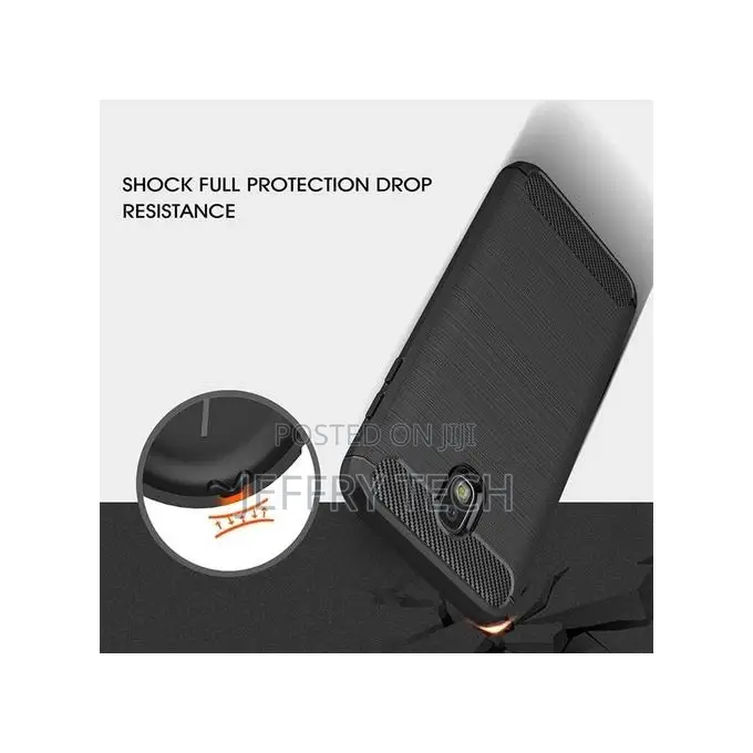 Phone Case for Galaxy J5 Pro Case,TPU Brushed Carbon Fiber T