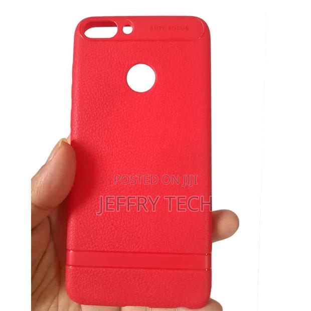 Back Cover for Huawei P-Smart - Red - thumbnail 2