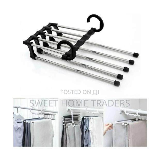 *Wardrobe Hanger 5 in 1 Multi-Functional Clothes Hunger - main view