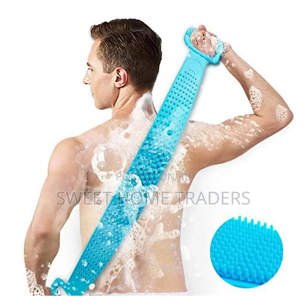 *Shower Silicon Back Scrub And Massager