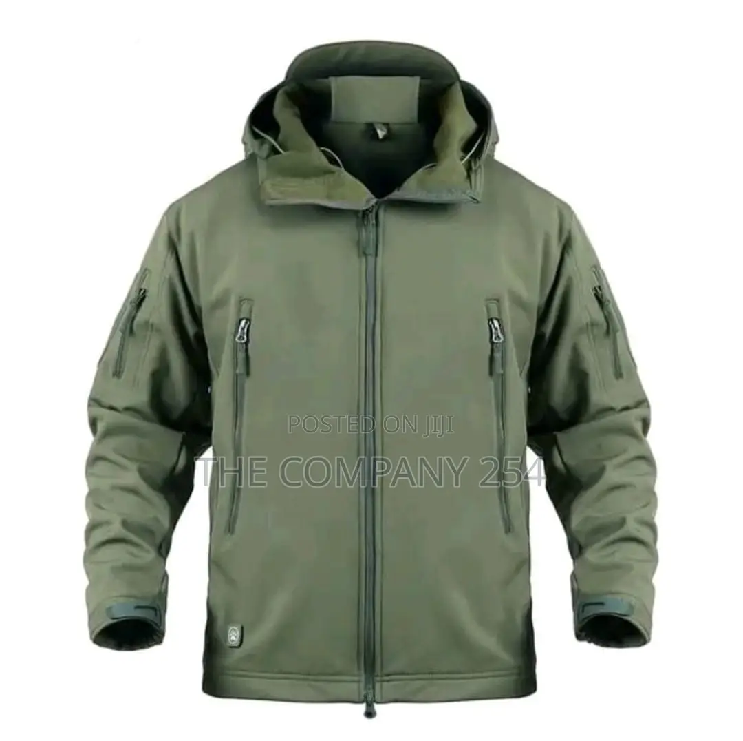 Tactical Outdoor Soft Shell Fishing Hiking Jacket Men Army