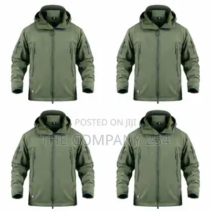 Tactical Outdoor Soft Shell Fishing Hiking Jacket Men Army