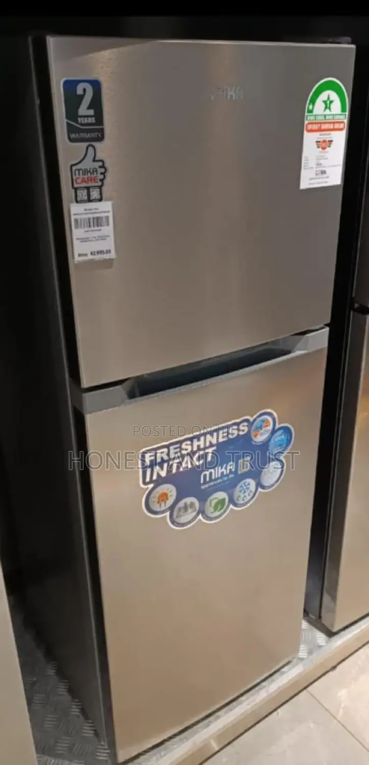 Mika 138 Litres Double Door Refrigerator