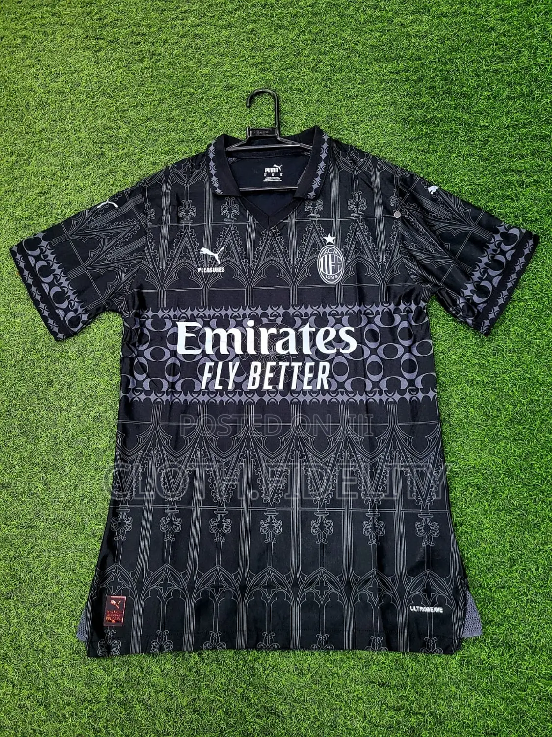 Ac Milan Black Pleasure Kit 23/24