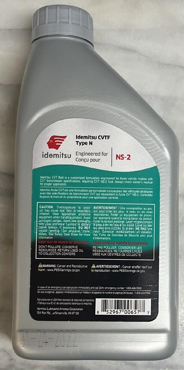 Idemitsu CVT NS-2 Fully Synthetic Transmission Fluid
