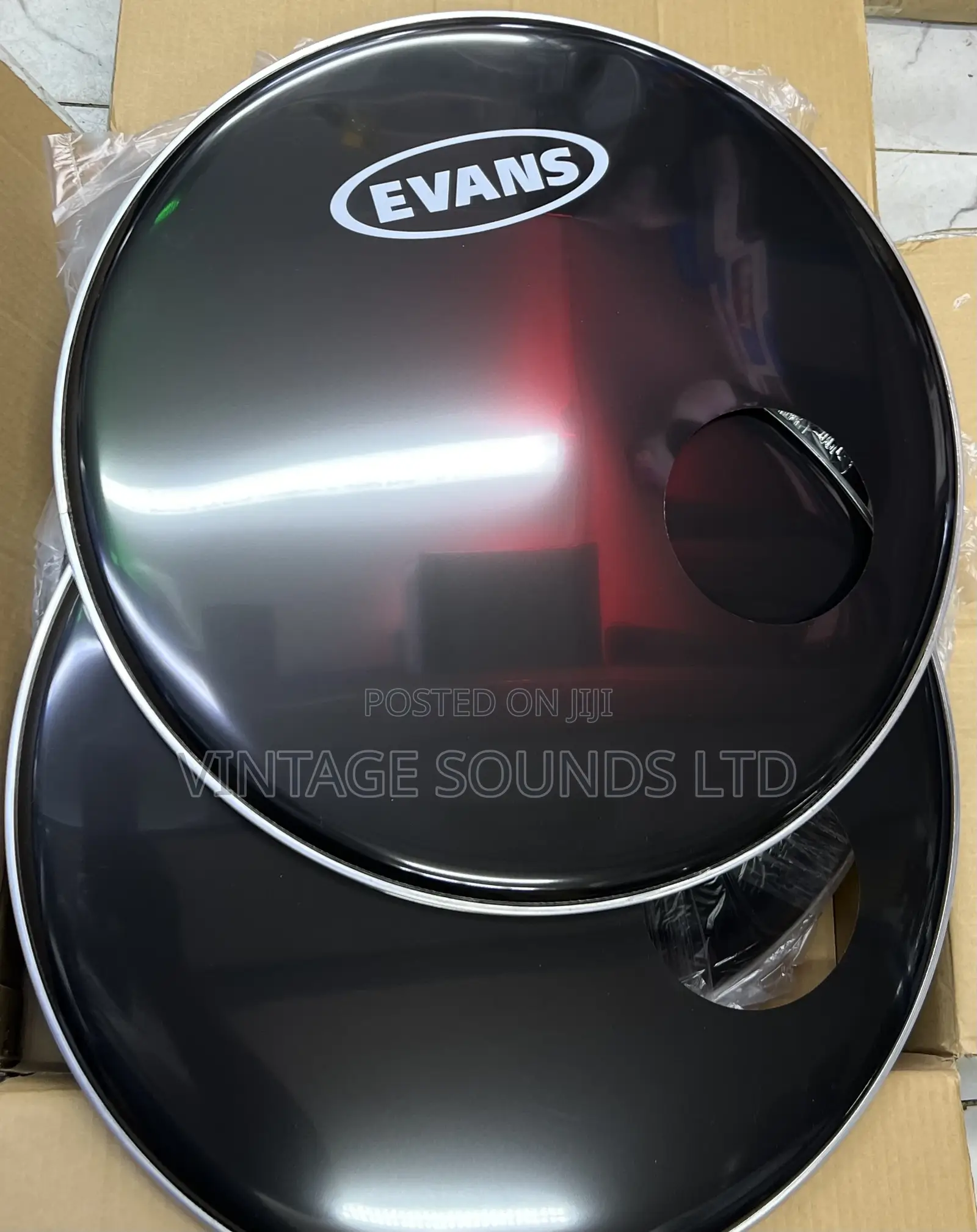 Evans ONYX Resonant Bass Drum Head, 22 Inch/ Drum Membrane