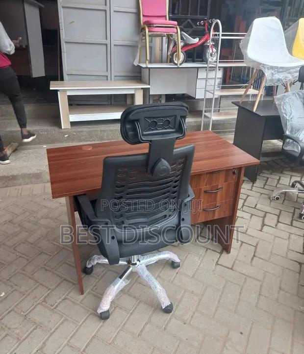 Office Desk and Chair - main view