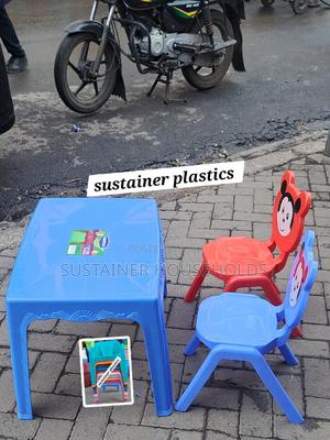 Micky Mouse Plastic Chairs and Table Set - thumbnail 2