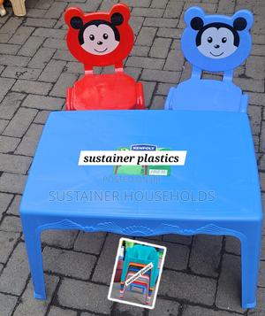 Plastic Chairs With Plastic Table Set - thumbnail 2