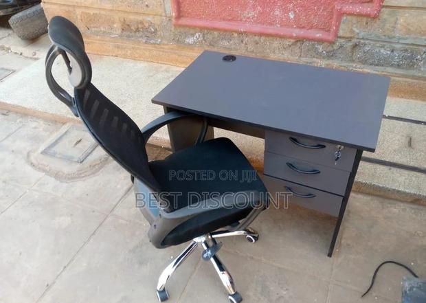 Office Desk and Chair - main view