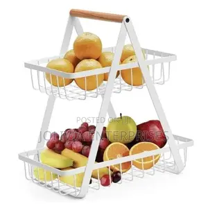 Metallic Fruit Basket