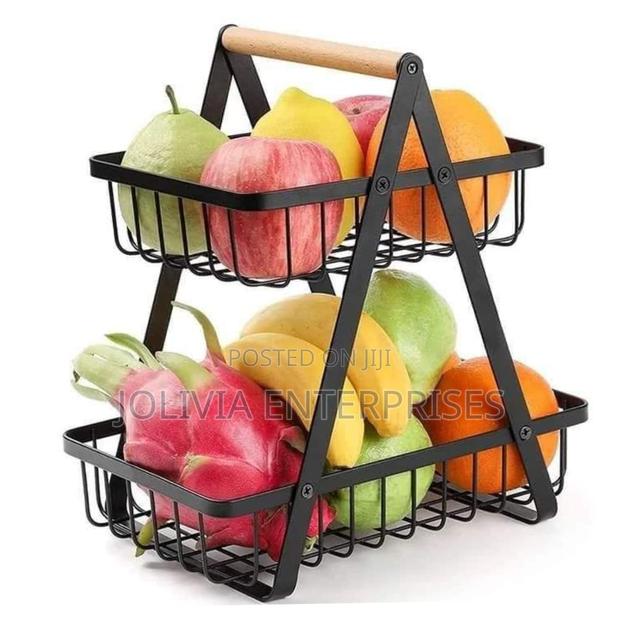 Metallic Fruit Basket