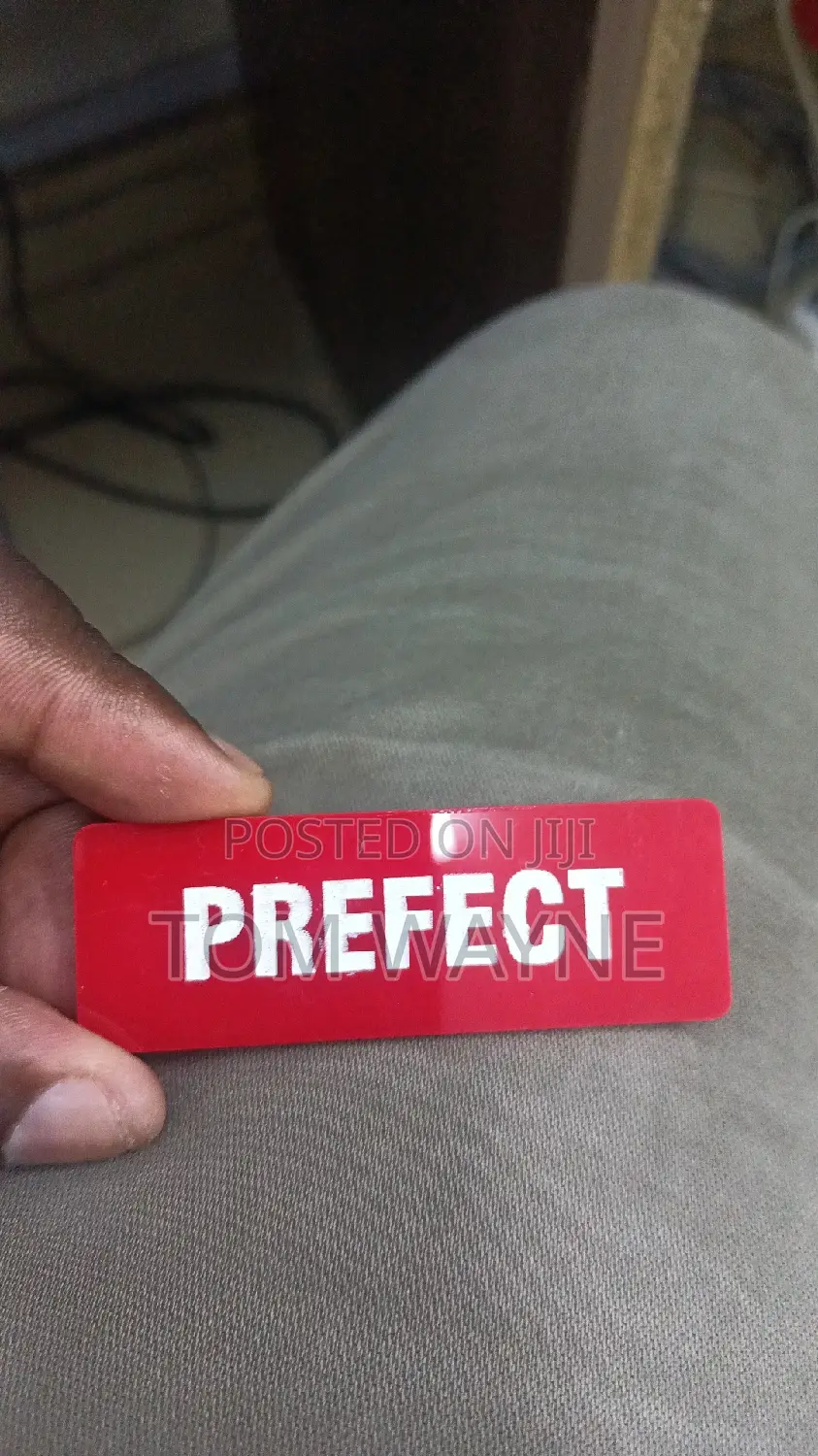 Prefect Pin Badges and Name Tags
