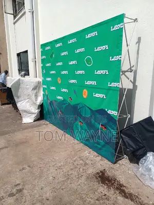 Backdrop Media Banners Size 3m by 2.25