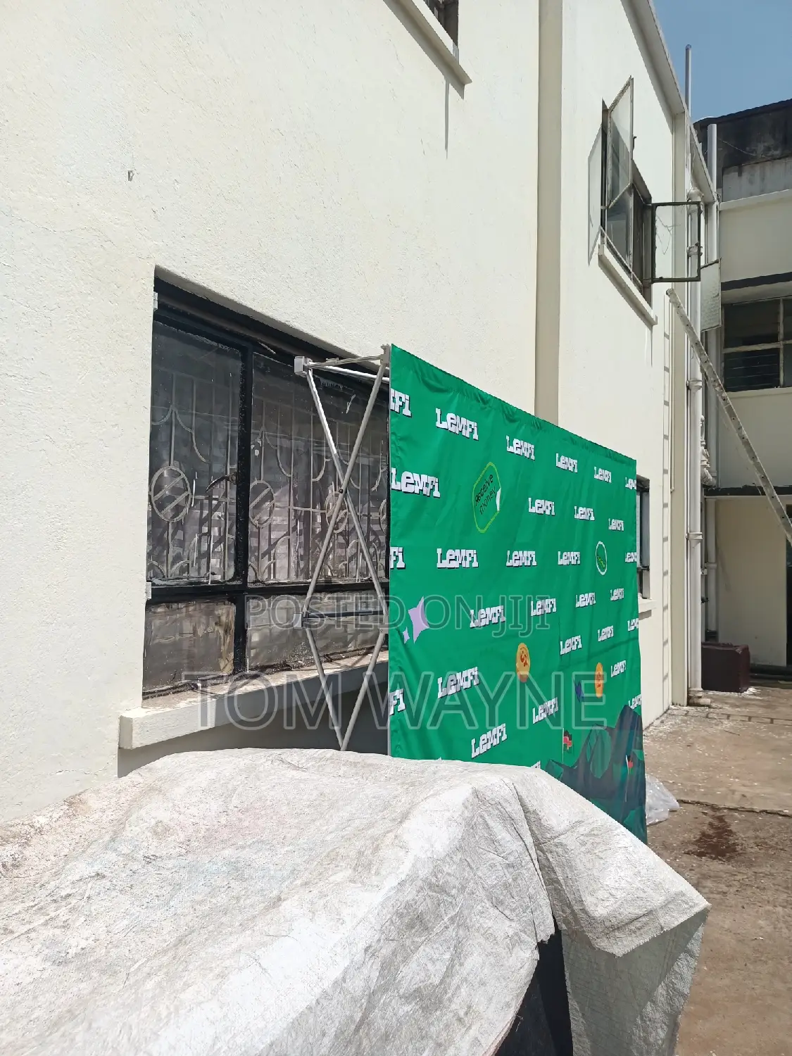 Backdrop Media Banners Size 3m by 2.25