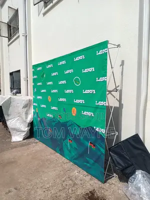 Backdrop Media Banners Size 3m by 2.25