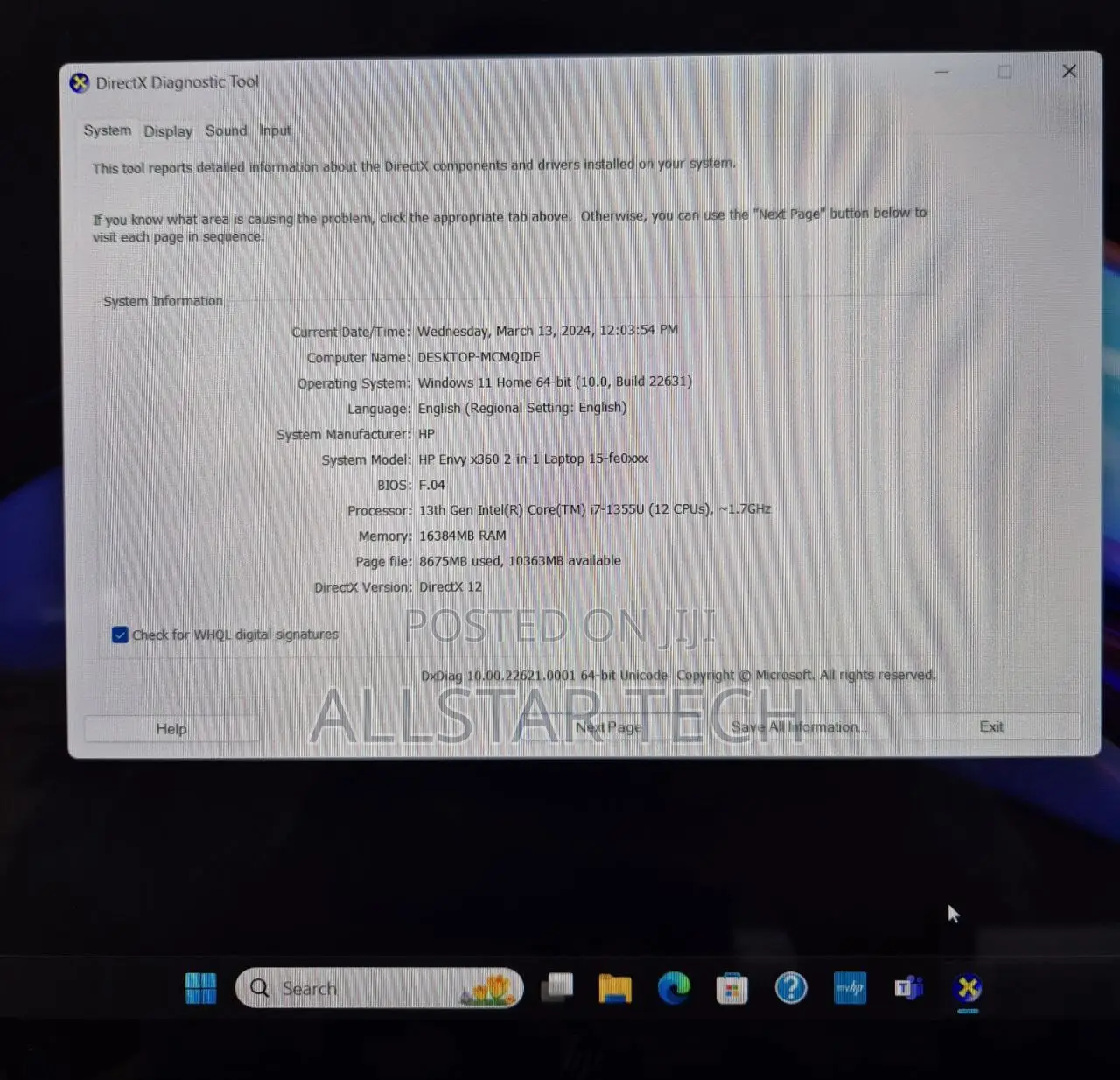 Laptop HP 16GB Intel Core I7 SSD 512GB