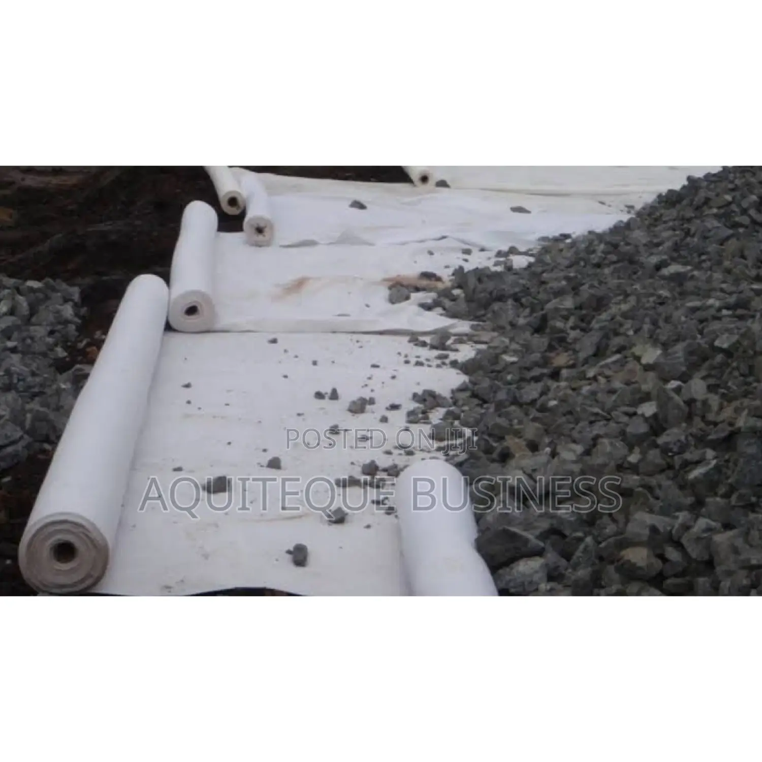 White Road Construction Geotextiles Nonwovens
