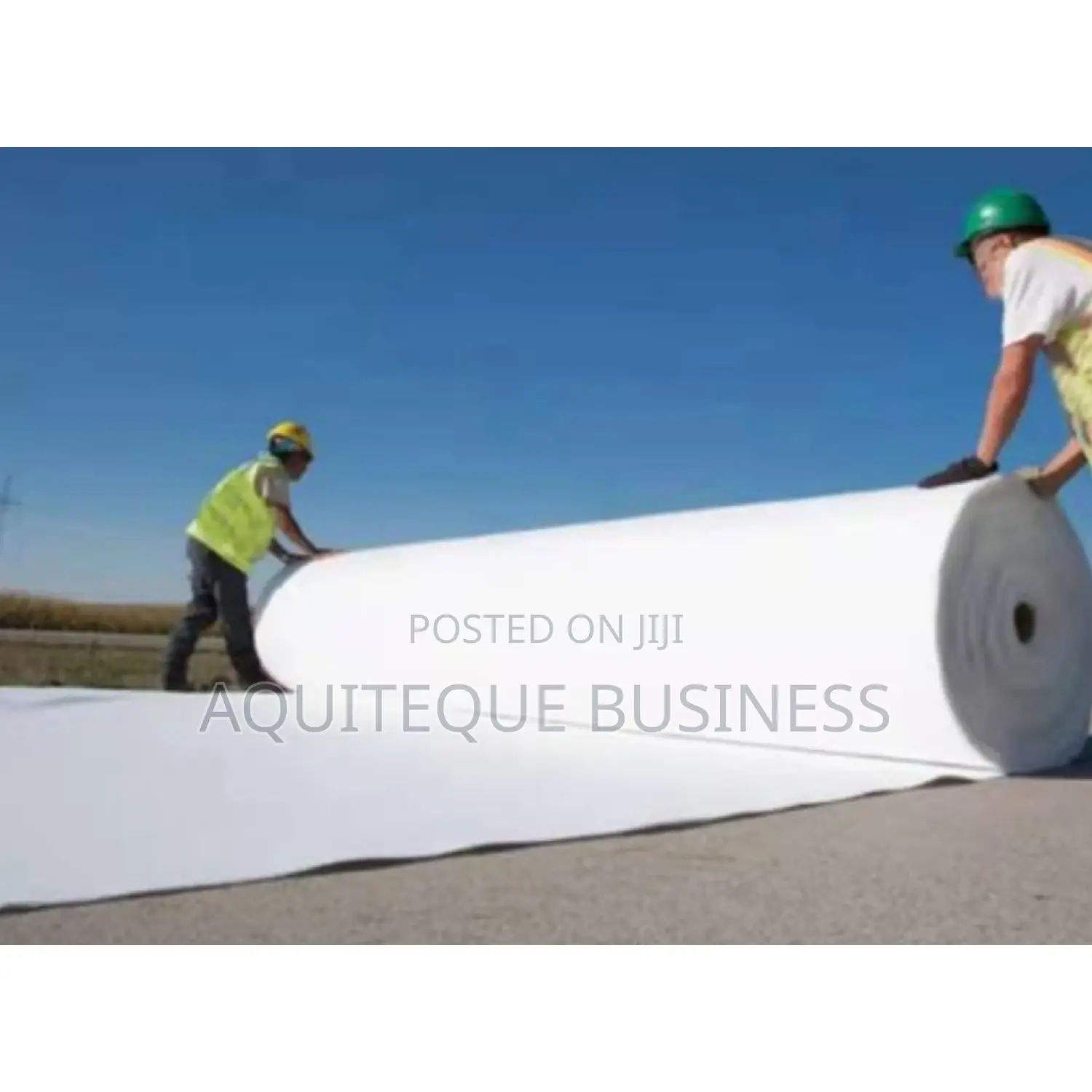 White Road Construction Geotextiles.