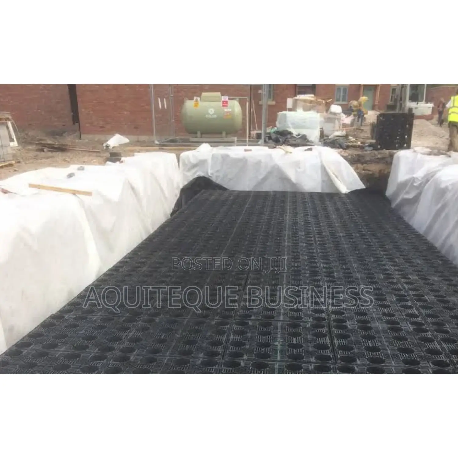 Road Construction Geotextiles. White, 150gsm.