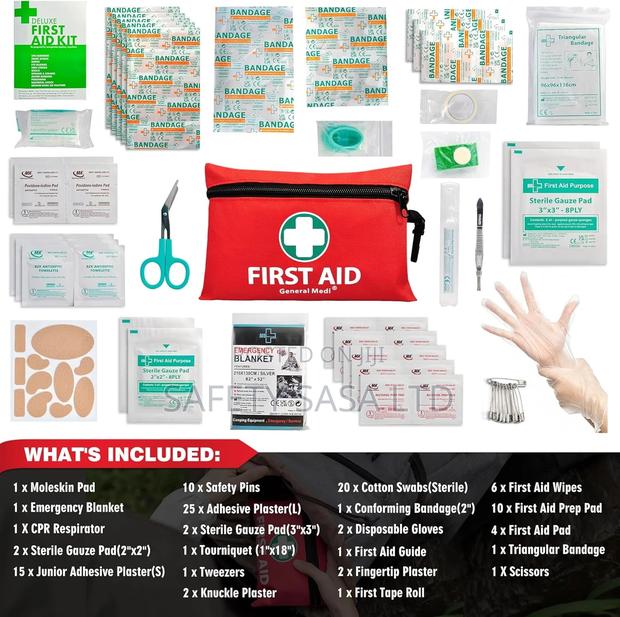 Mini First Aid Kit 100 Pieces Set Portable Small - thumbnail 7