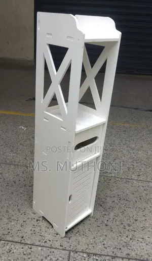 Multipurpose Bedside/Toilet Cabinet Organizer With Tissue