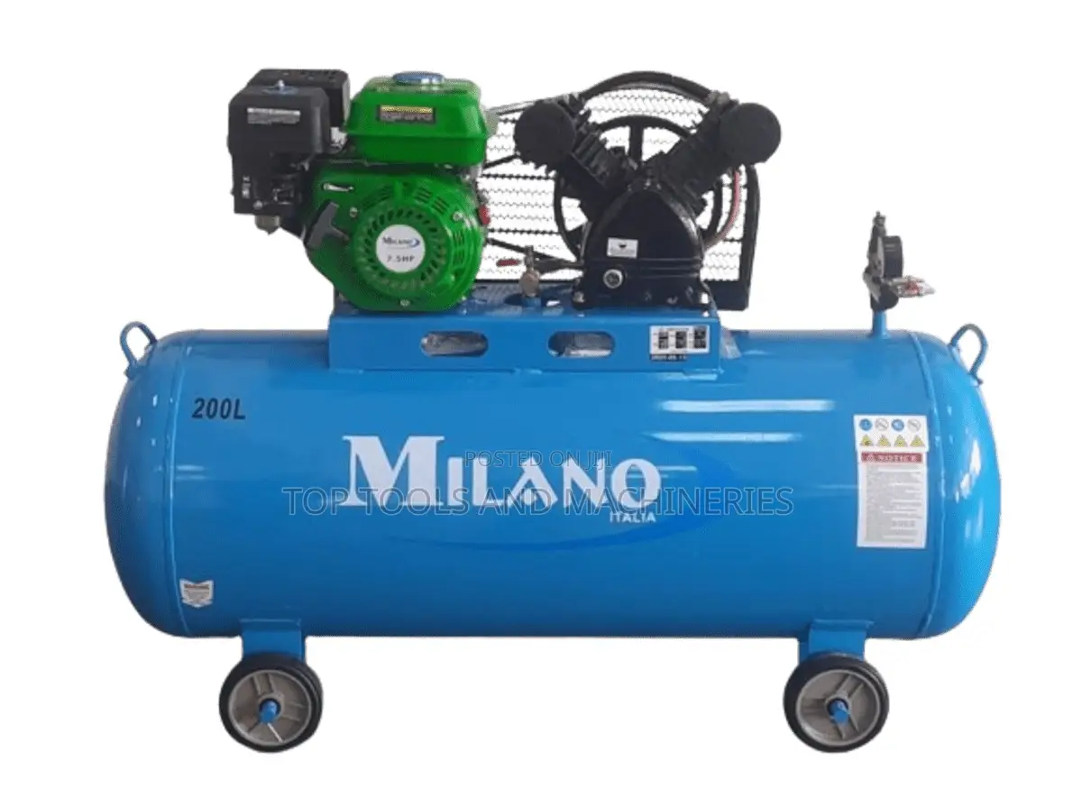 Milano 200L Double Piston Electric Air Compressor