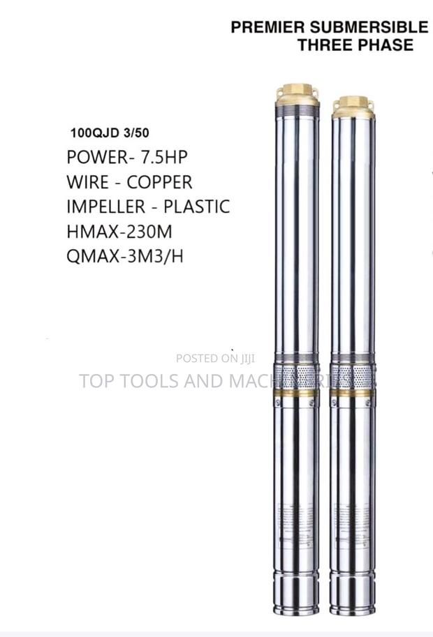 Premier Submersible Pump 3phase 7.5hp 230m - main view