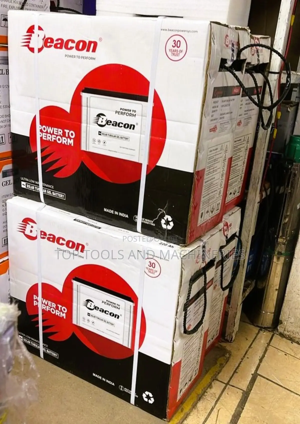 Durable Beacon12v 200ah Heavy Duty Dry Tall Tubularbattery