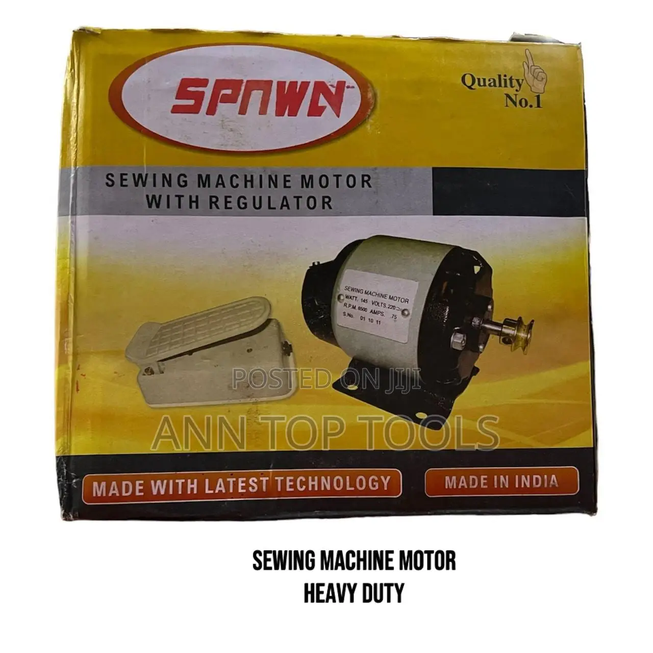 Sewing Machine Motor Heavy Duty With Regulator