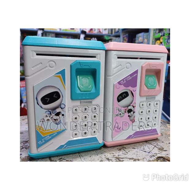Piggy Bank With Fingers Print - main view