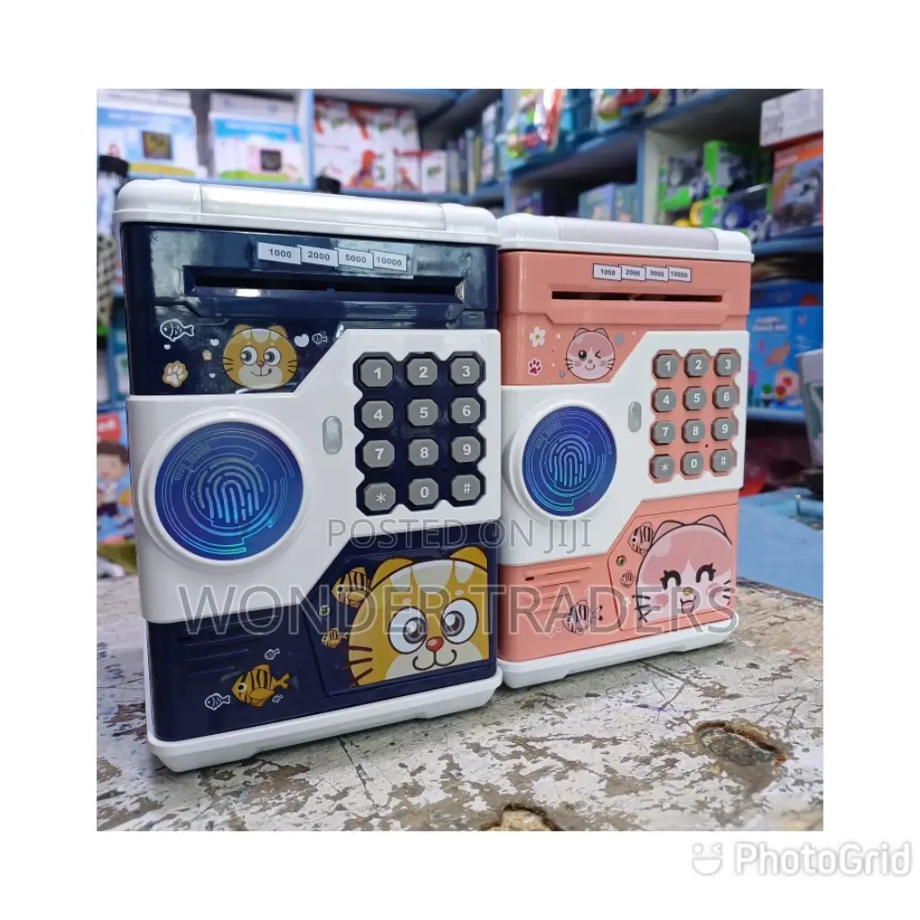 Kids Piggy Bank With Fingers Print