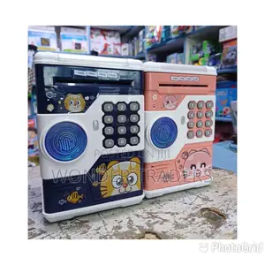 Kids Piggy Bank With Fingers Print
