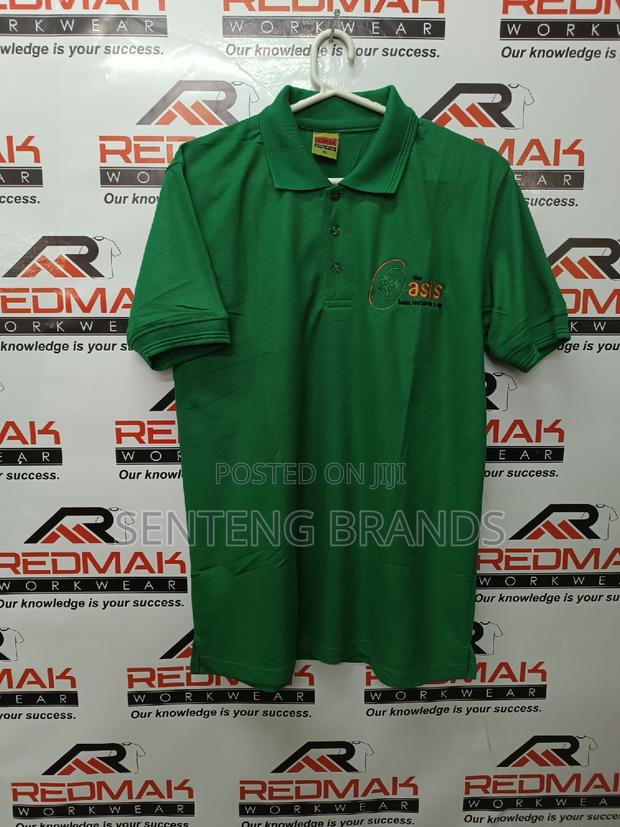 Green Polo T-Shirts Branded