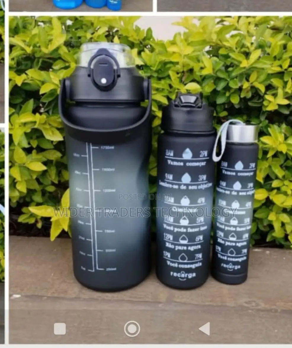 Motivational Bottles
3 in One
2 Litres,900mls 300 MLS
