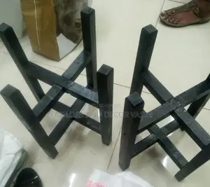Black Wooden Stands