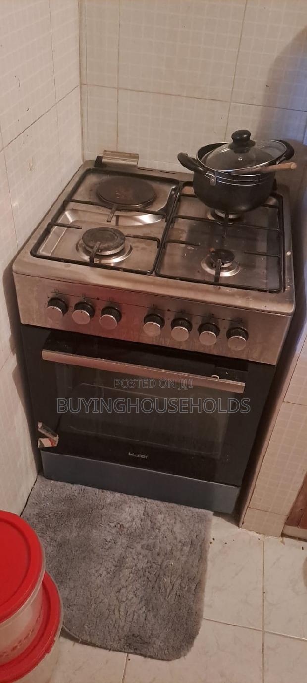 Haier 60x60 Stainless 3+1 Cooker,Used 4months - thumbnail 2
