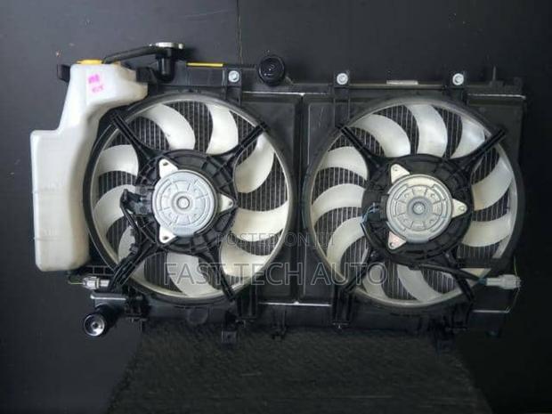 Subaru Non Turbo Radiator AC Condenser Fan Fits - main view