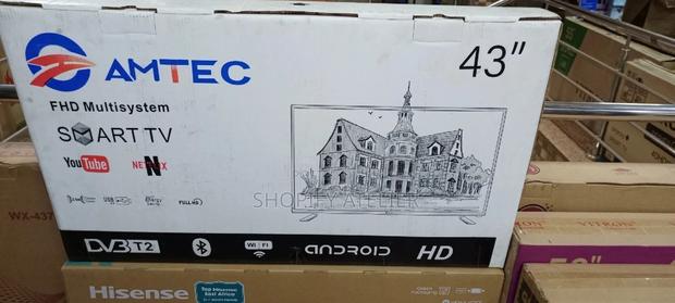 Amtec 43" Smart Android Frameless Led Tv - thumbnail 2