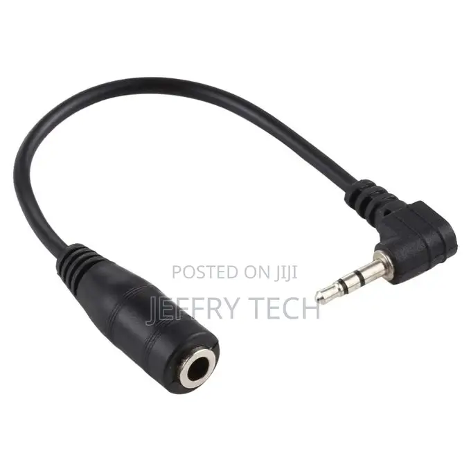 3.5mm Female to 2.5mm Male Headphone Adapter Cable Connector