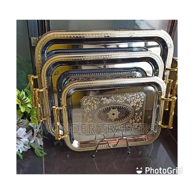 3 PCS Classy Trays Stainless Steel - main view