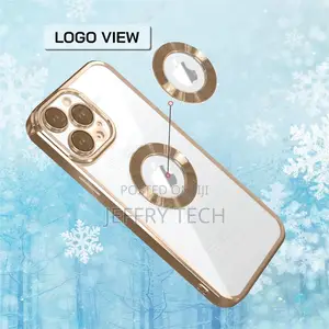 Electroplated Logo View Back Case Cover for iPhone 12 Pro |