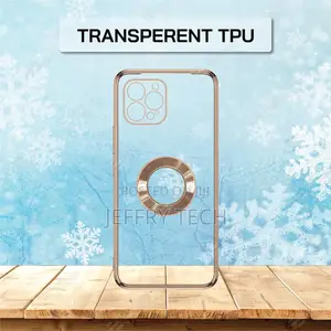 Electroplated Logo View Back Case Cover for iPhone 12 Pro |