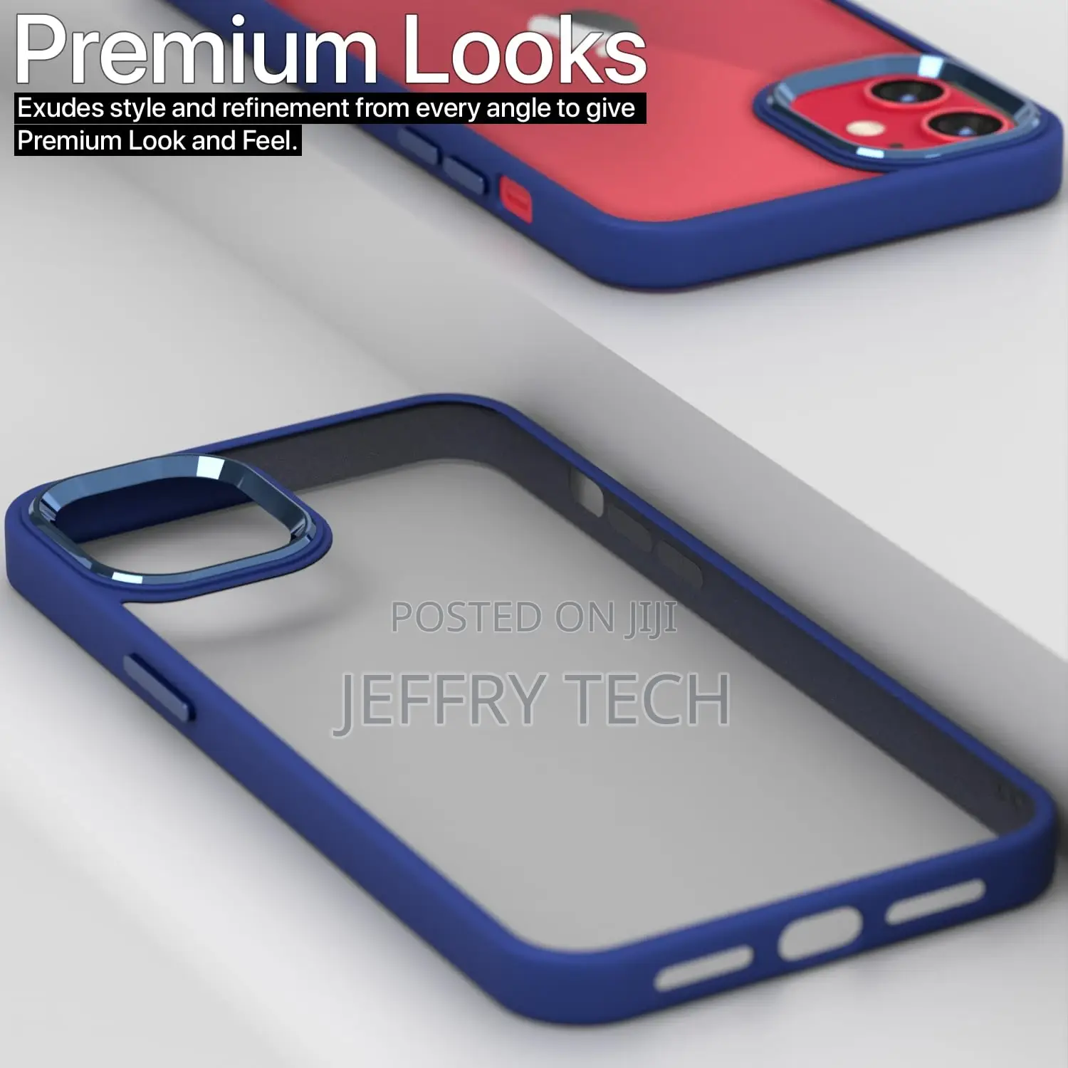 iPhone 12/12 Pro Back Cover |Electroplated Crome Metal Ring