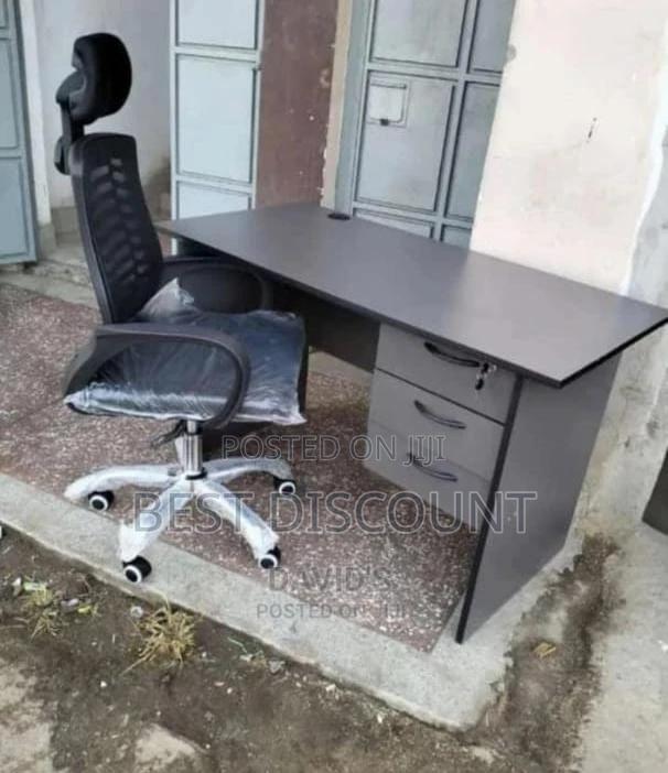 Office Desk and Chair - main view