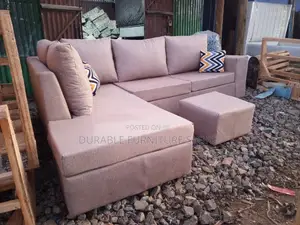Coner Seat Sofa and Puffrest