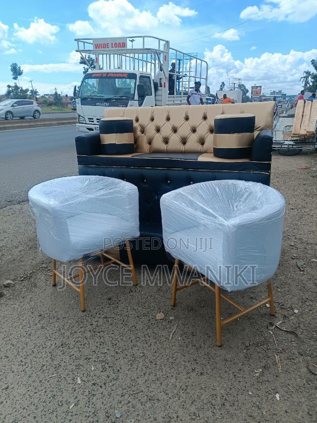Pedicure Seat, 3 Seater Black, Gold and 2 Manicure Seats
